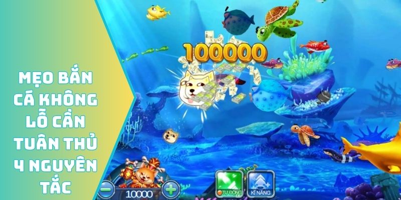 Mẹo bắn cá không lỗ cần tuân thủ 4 nguyên tắc