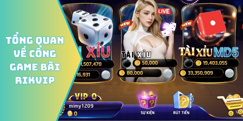 Tổng quan về cổng game bài quốc tế Rikvip
